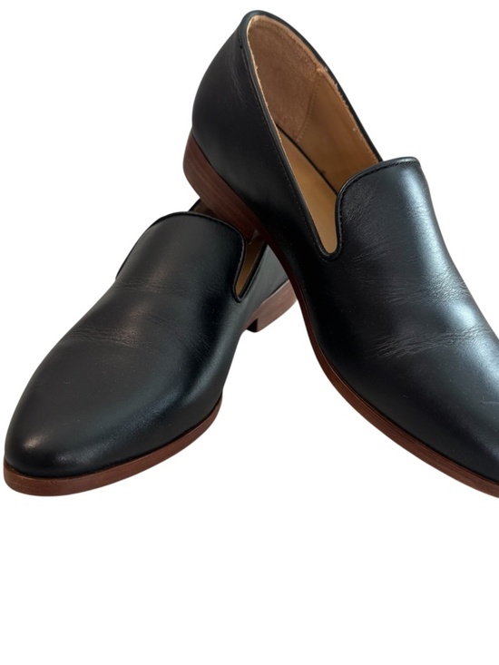 Nisolo Shoes - Nisolo Women's Black Leather Everyday Slip-On Rounded Toe Loafer Sz 8.5